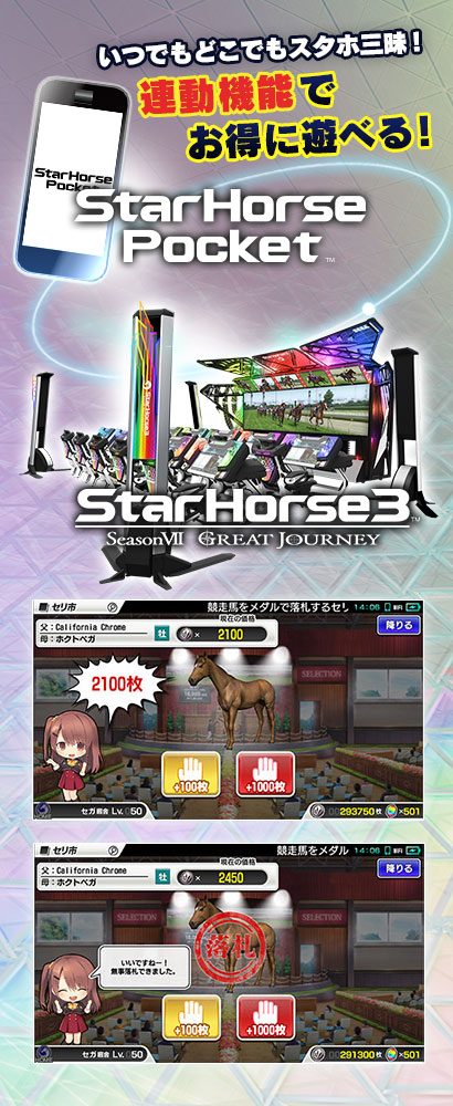 初めての方はこちら | StarHorse3（スターホース3） | アーケード競馬 