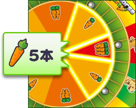 ホンニンジン獲得