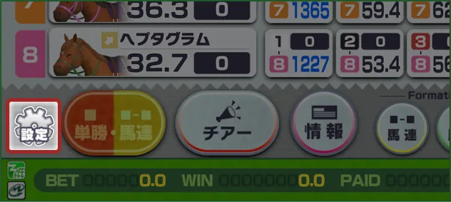 ベット時間内容