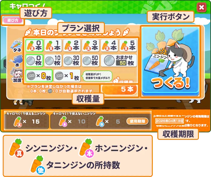 キャロつく！紹介内容